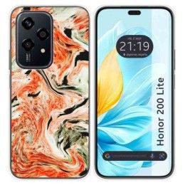 Funda Silicona para Huawei Honor 200 Lite 5G diseño Mármol 12 Dibujos