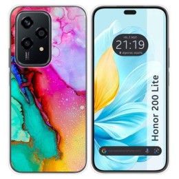 Funda Silicona para Huawei Honor 200 Lite 5G diseño Mármol 15 Dibujos