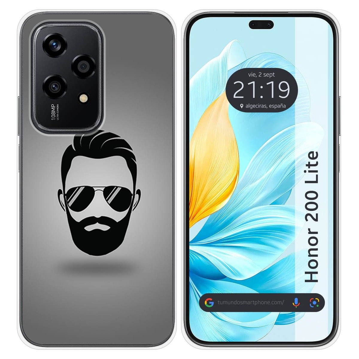 Funda Silicona para Huawei Honor 200 Lite 5G diseño Barba Dibujos