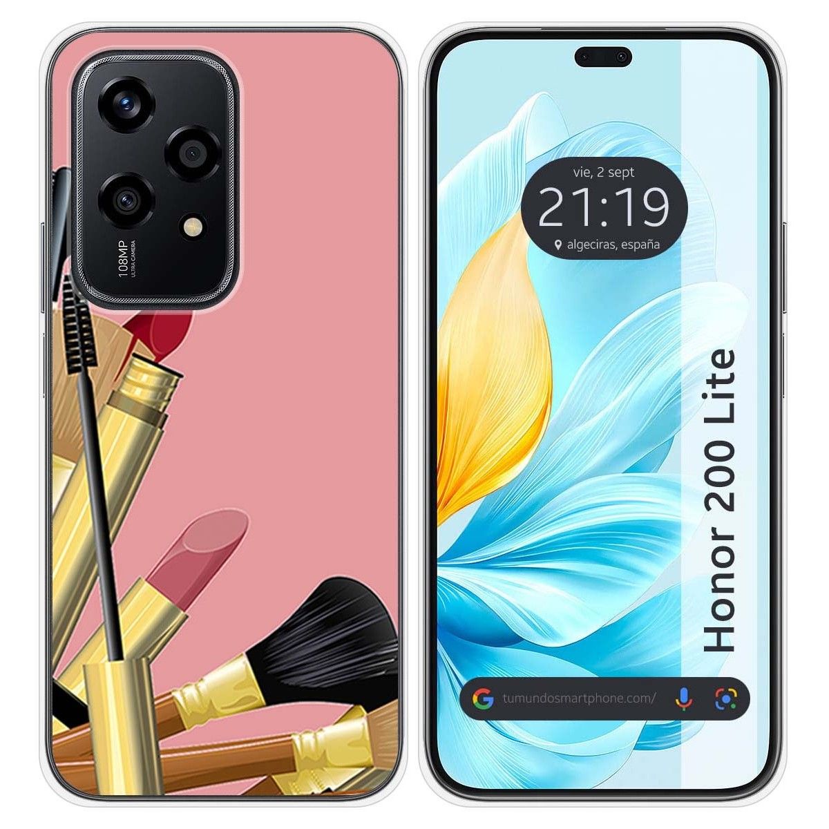 Funda Silicona para Huawei Honor 200 Lite 5G diseño Brochas Dibujos