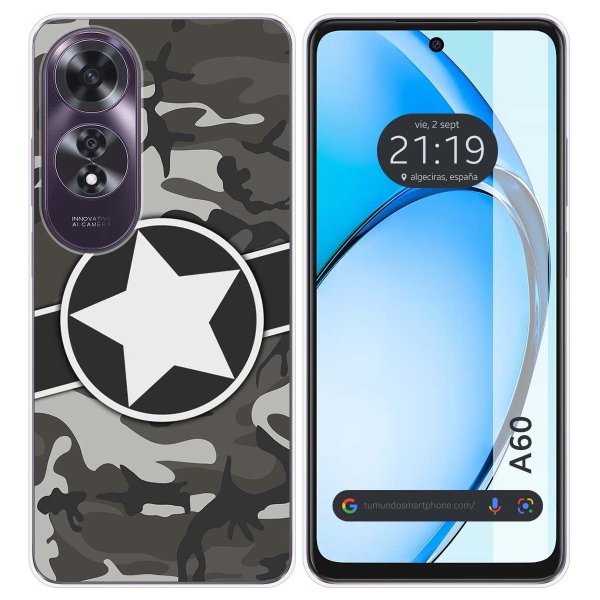 Funda Silicona para Oppo A60 4G diseño Camuflaje 02 Dibujos