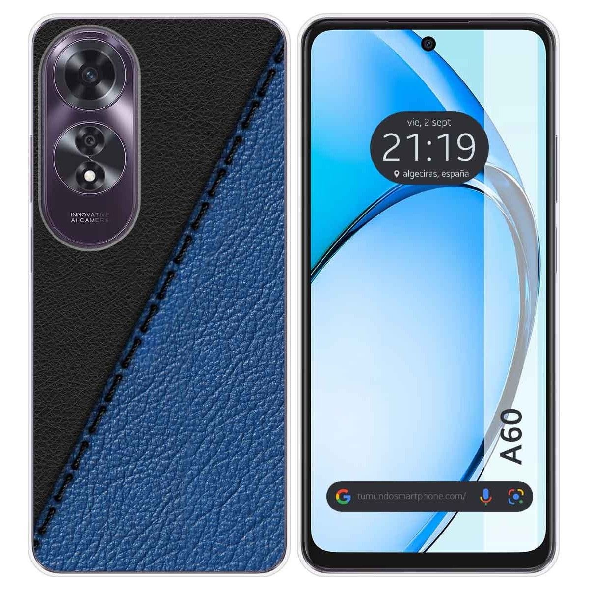 Funda Silicona para Oppo A60 4G diseño Cuero 02 Dibujos