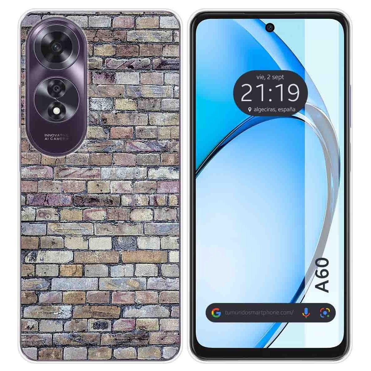 Funda Silicona para Oppo A60 4G diseño Ladrillo 02 Dibujos