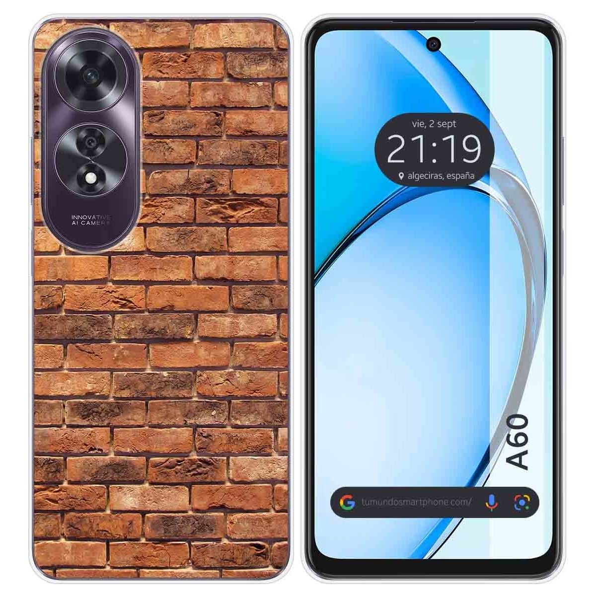 Funda Silicona para Oppo A60 4G diseño Ladrillo 04 Dibujos