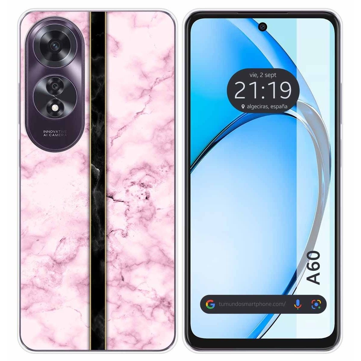 Funda Silicona para Oppo A60 4G diseño Mármol 04 Dibujos