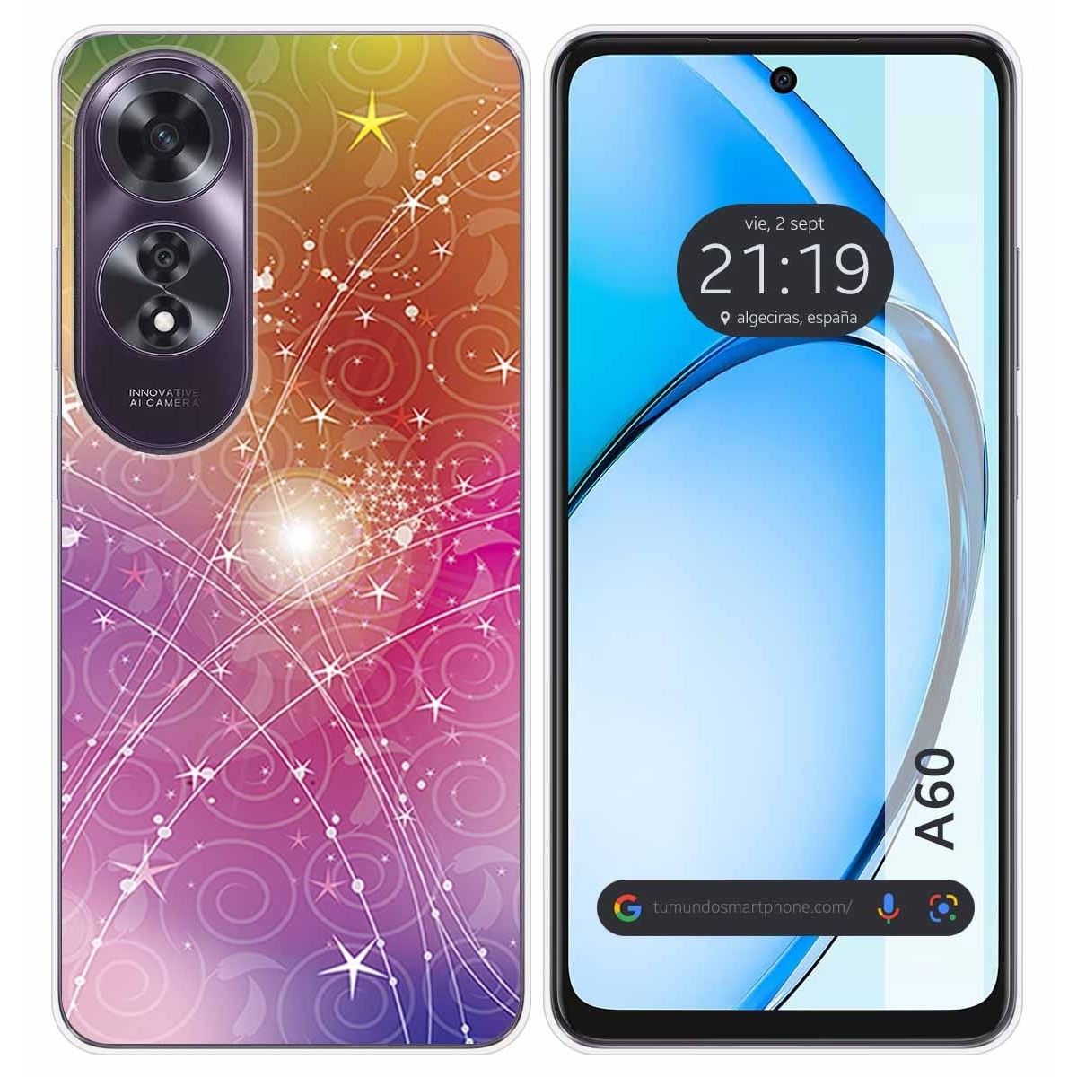 Funda Silicona para Oppo A60 4G diseño Abstracto Dibujos