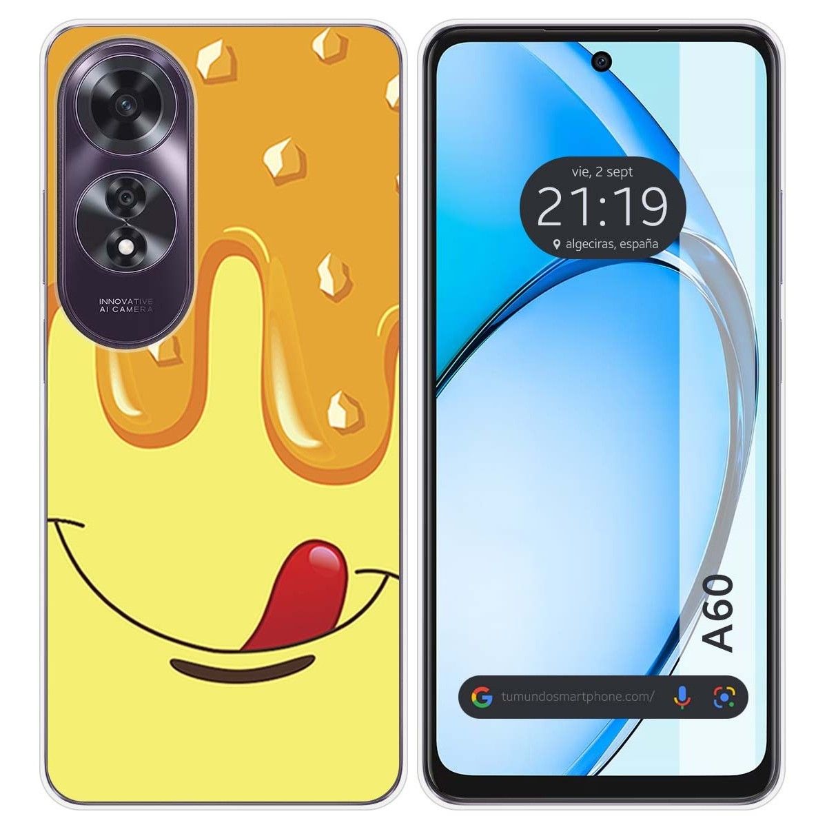 Funda Silicona para Oppo A60 4G diseño Helado Vainilla Dibujos