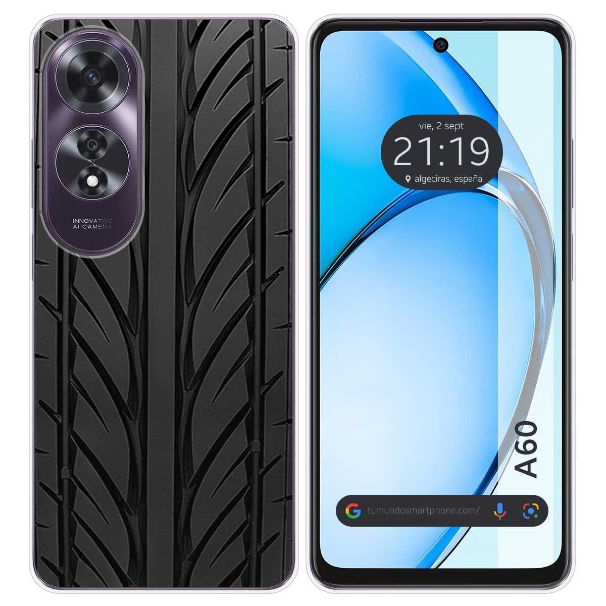 Funda Silicona para Oppo A60 4G diseño Neumatico Dibujos