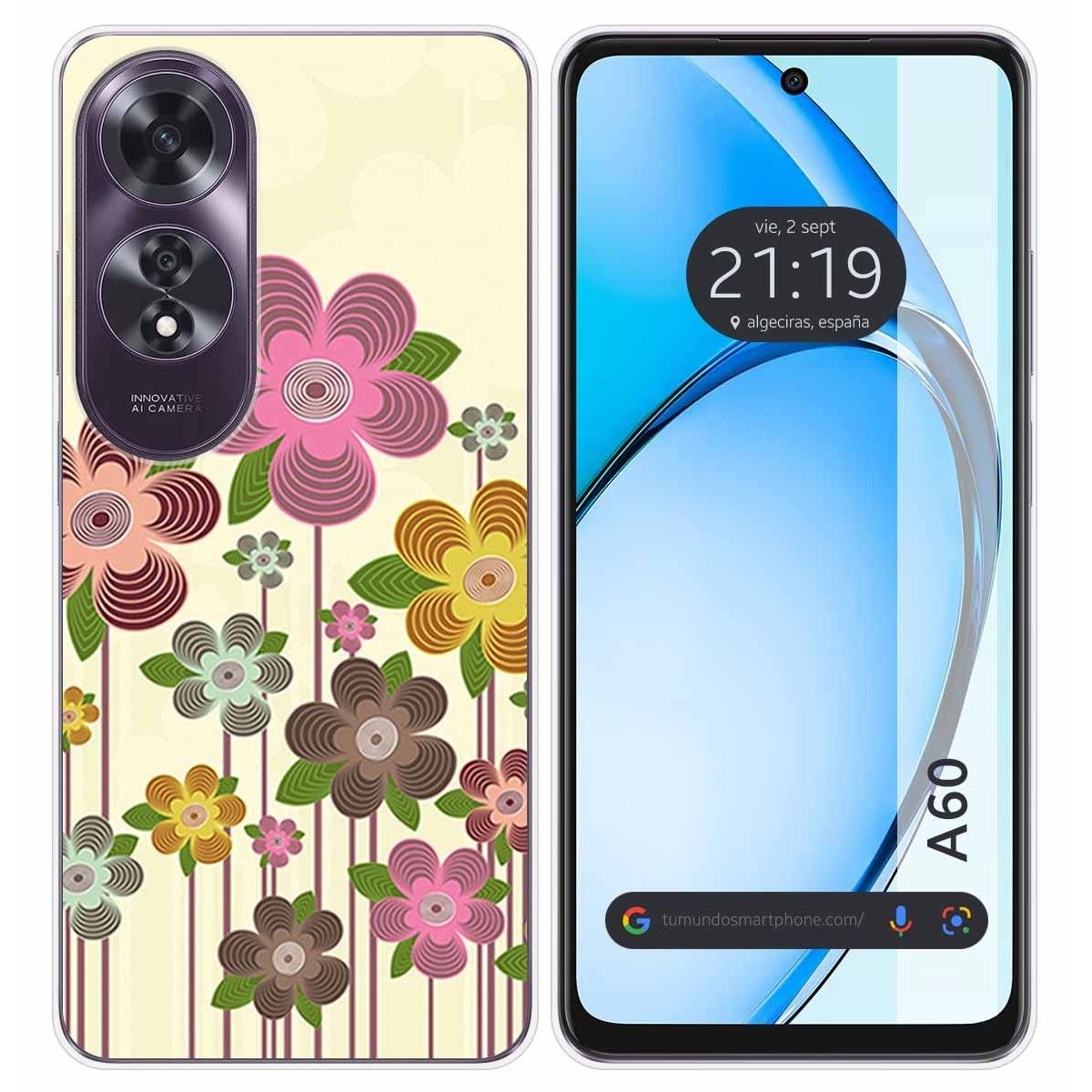 Funda Silicona para Oppo A60 4G diseño Primavera En Flor Dibujos