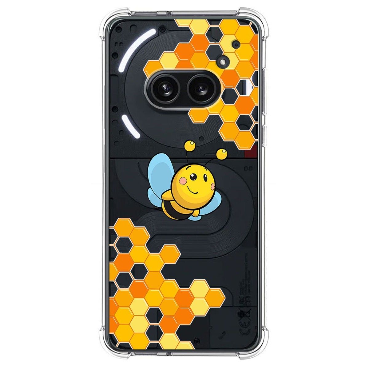 Funda Silicona Antigolpes para Nothing Phone 2a 5G diseño Abeja Dibujos