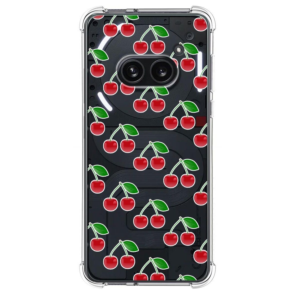 Funda Silicona Antigolpes para Nothing Phone 2a 5G diseño Cerezas Dibujos