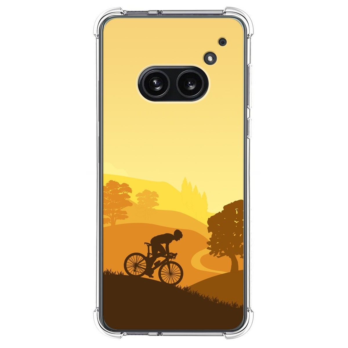 Funda Silicona Antigolpes para Nothing Phone 2a 5G diseño Ciclista Dibujos