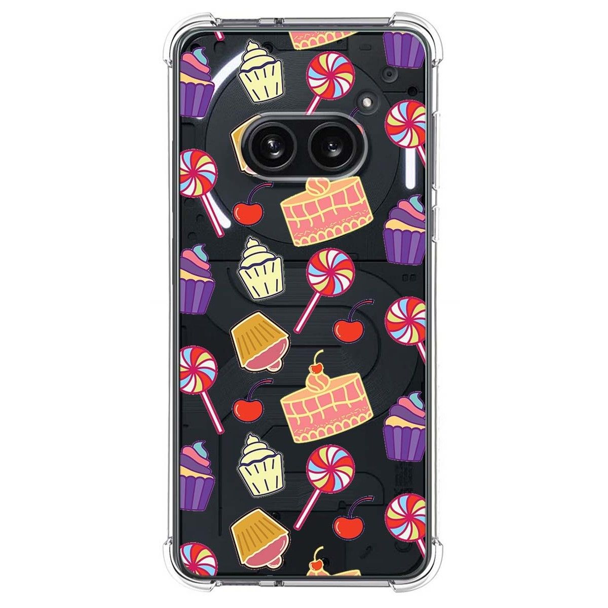 Funda Silicona Antigolpes para Nothing Phone 2a 5G diseño Dulces 01 Dibujos