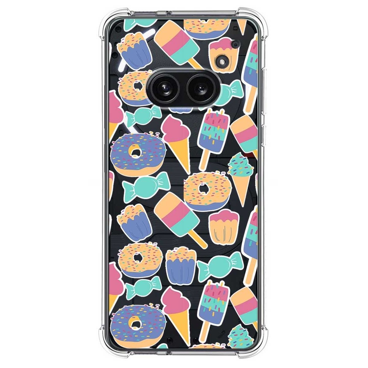 Funda Silicona Antigolpes para Nothing Phone 2a 5G diseño Dulces 02 Dibujos