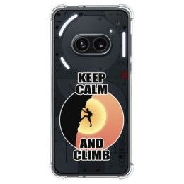 Funda Silicona Antigolpes para Nothing Phone 2a 5G diseño Hombre Escalada Dibujos