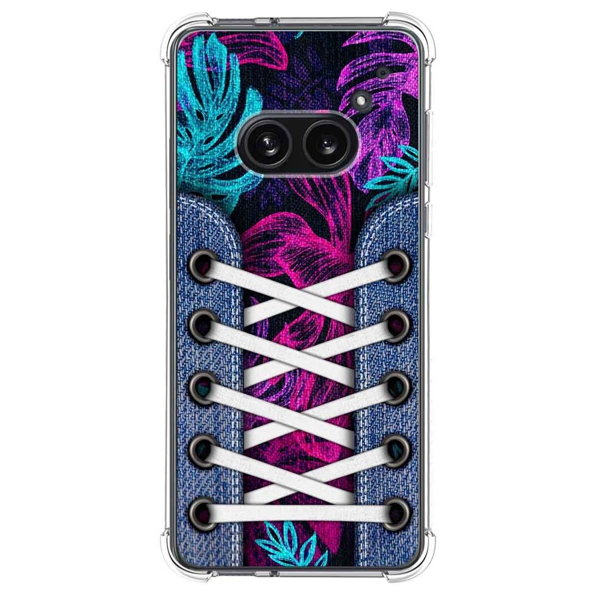 Funda Silicona Antigolpes para Nothing Phone 2a 5G diseño Zapatillas 07 Dibujos