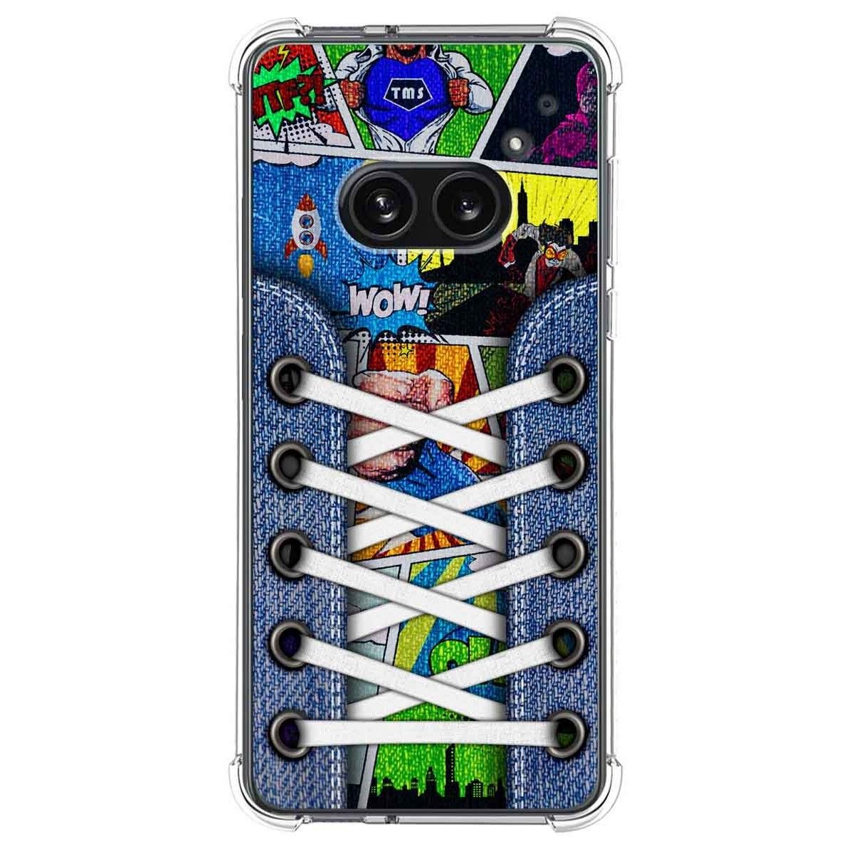 Funda Silicona Antigolpes para Nothing Phone 2a 5G diseño Zapatillas 14 Dibujos