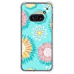 Funda Silicona Antigolpes para Nothing Phone 2a 5G diseño Flores 05 Dibujos