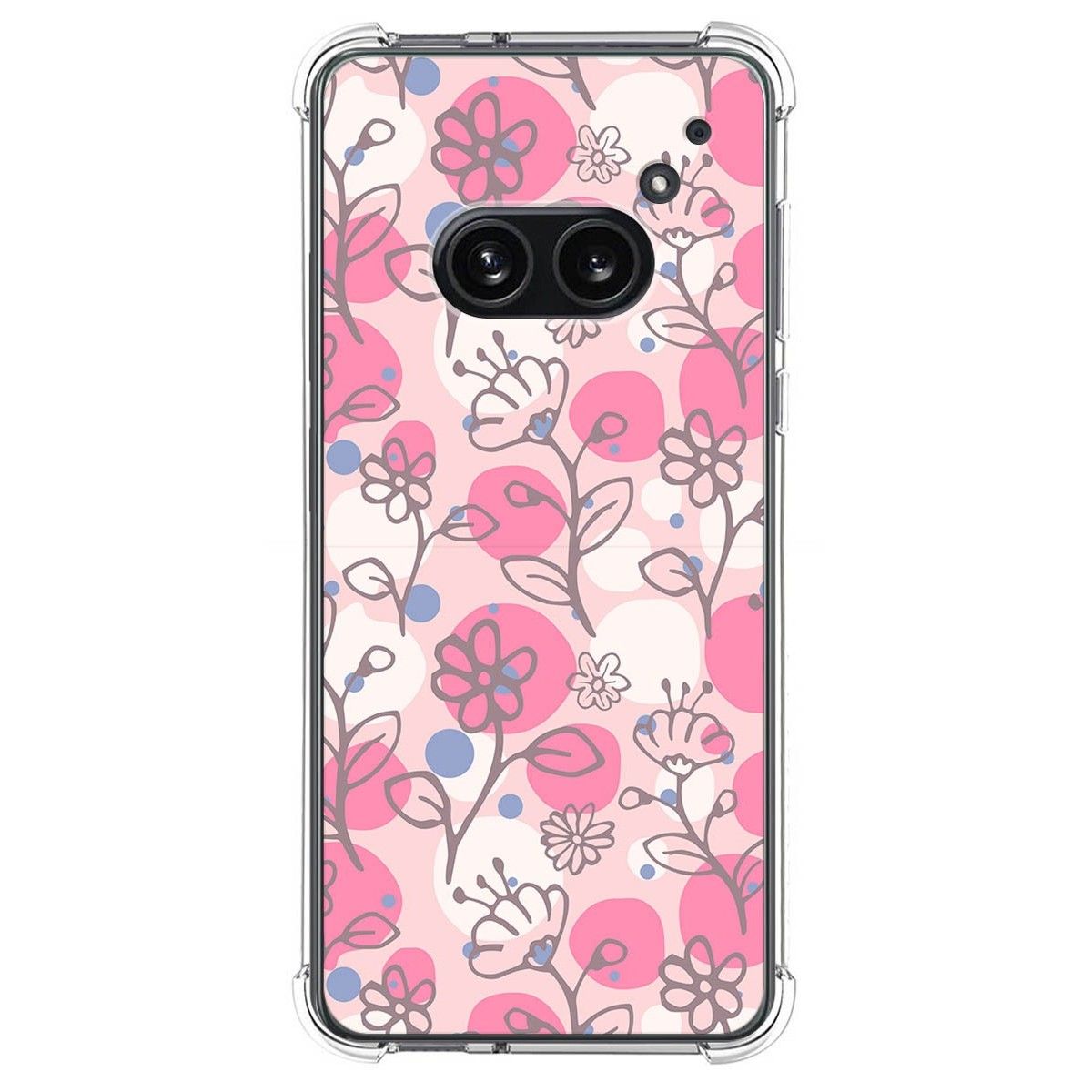 Funda Silicona Antigolpes para Nothing Phone 2a 5G diseño Flores 07 Dibujos