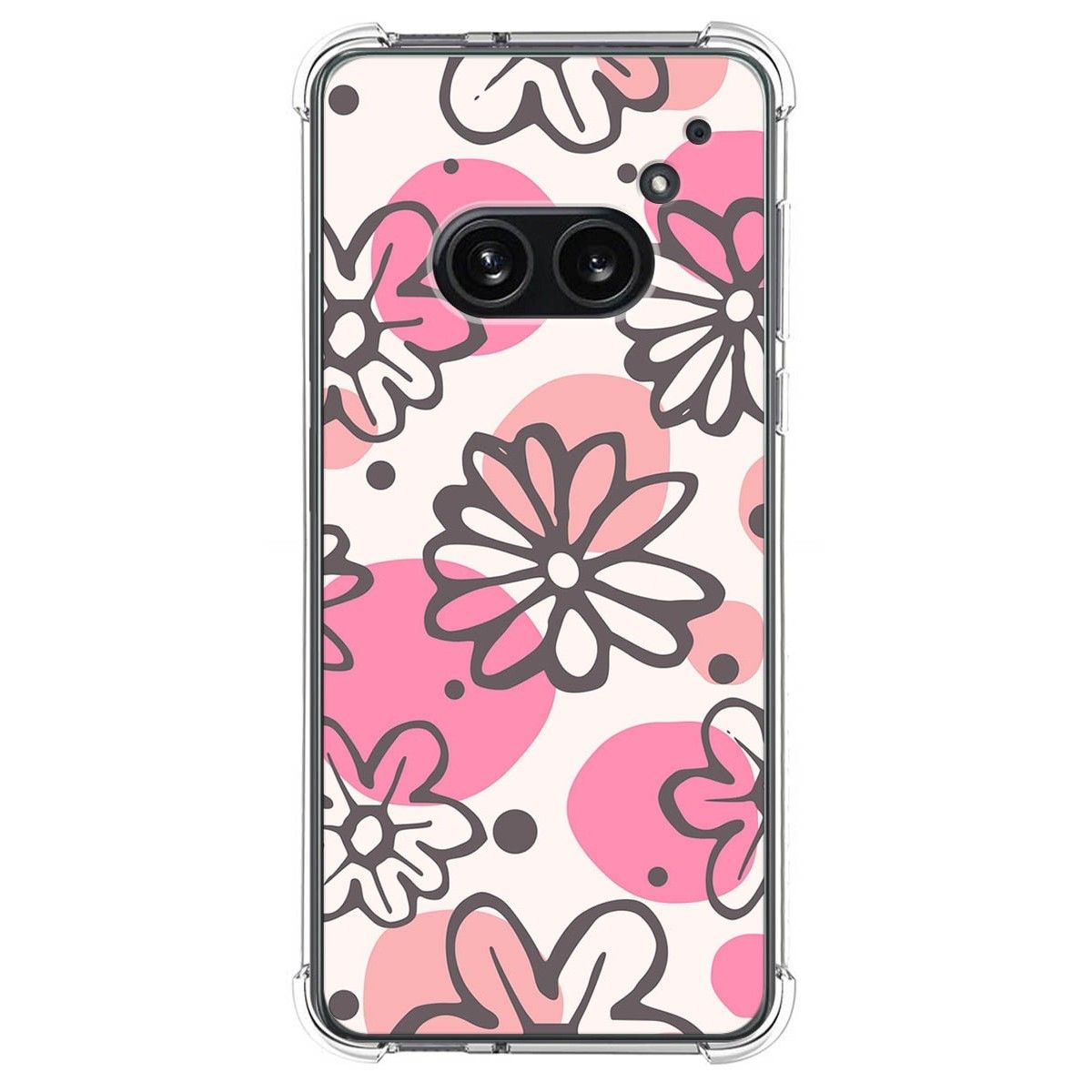 Funda Silicona Antigolpes para Nothing Phone 2a 5G diseño Flores 09 Dibujos