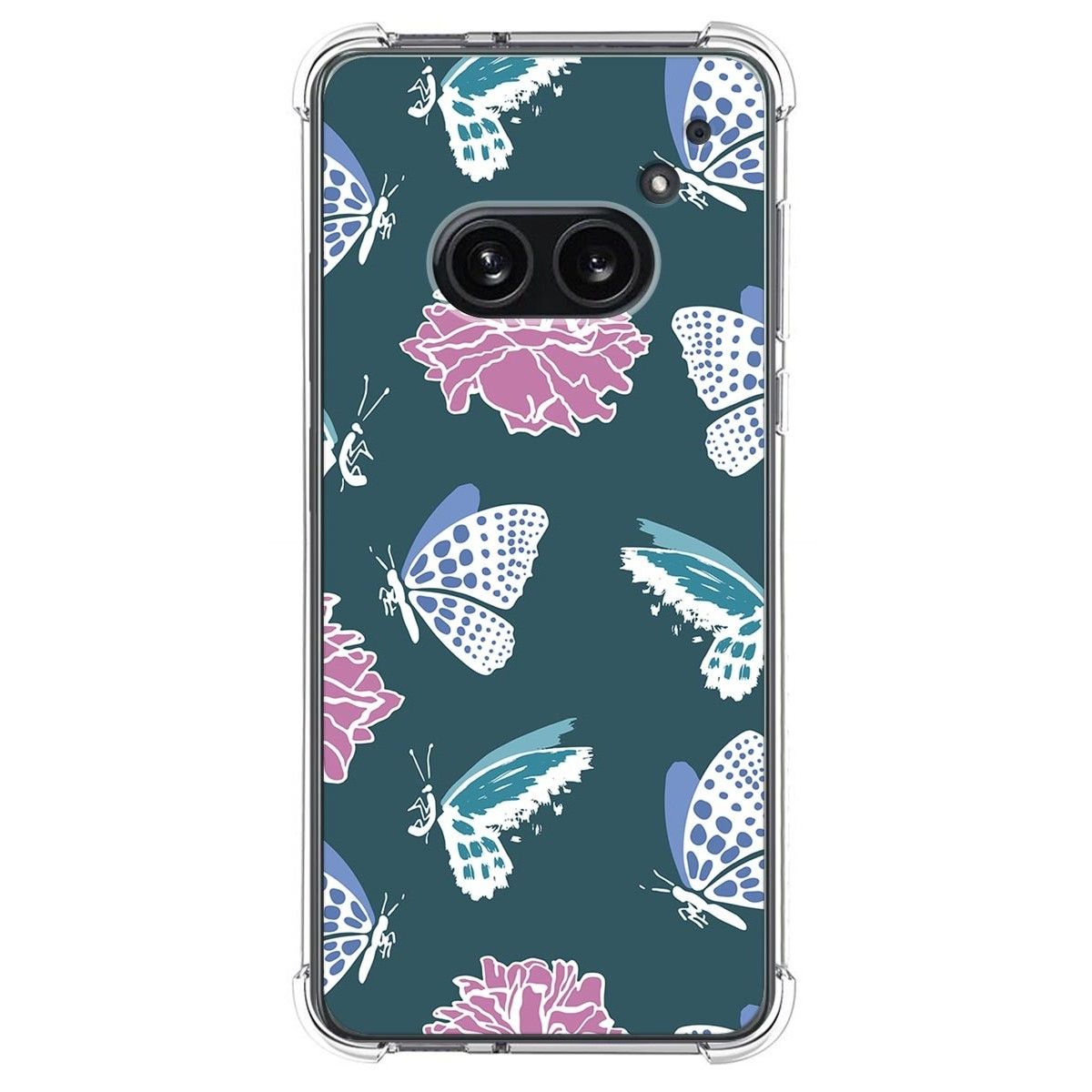 Funda Silicona Antigolpes para Nothing Phone 2a 5G diseño Flores 10 Dibujos