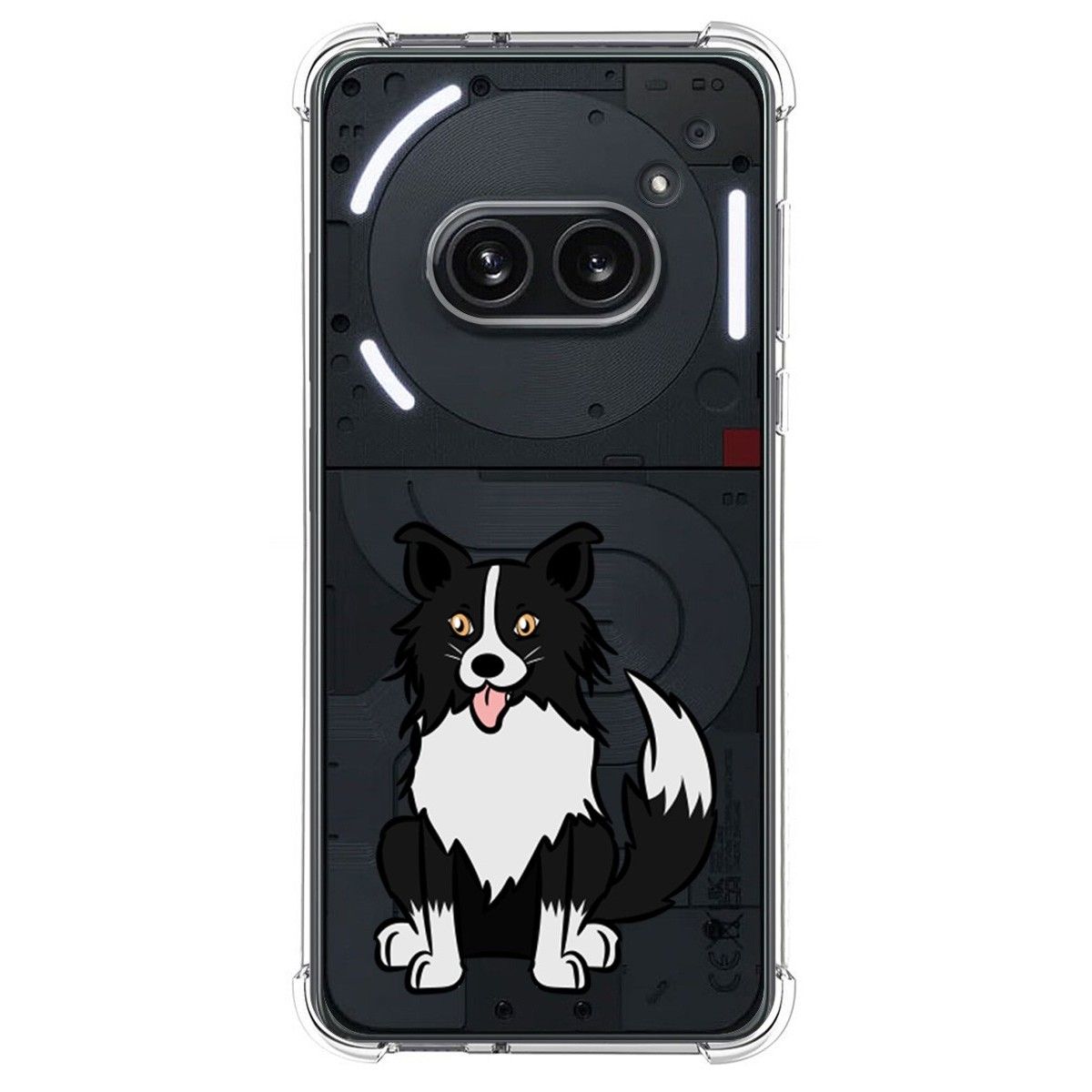 Funda Silicona Antigolpes para Nothing Phone 2a 5G diseño Perros 01 Dibujos