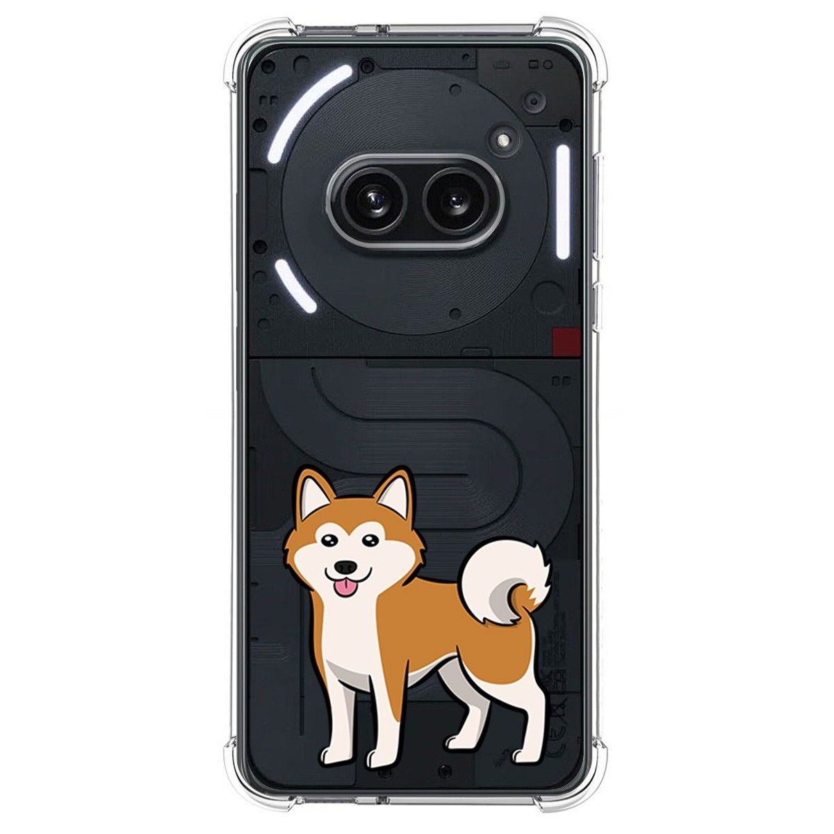 Funda Silicona Antigolpes para Nothing Phone 2a 5G diseño Perros 02 Dibujos