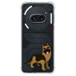 Funda Silicona Antigolpes para Nothing Phone 2a 5G diseño Perros 03 Dibujos