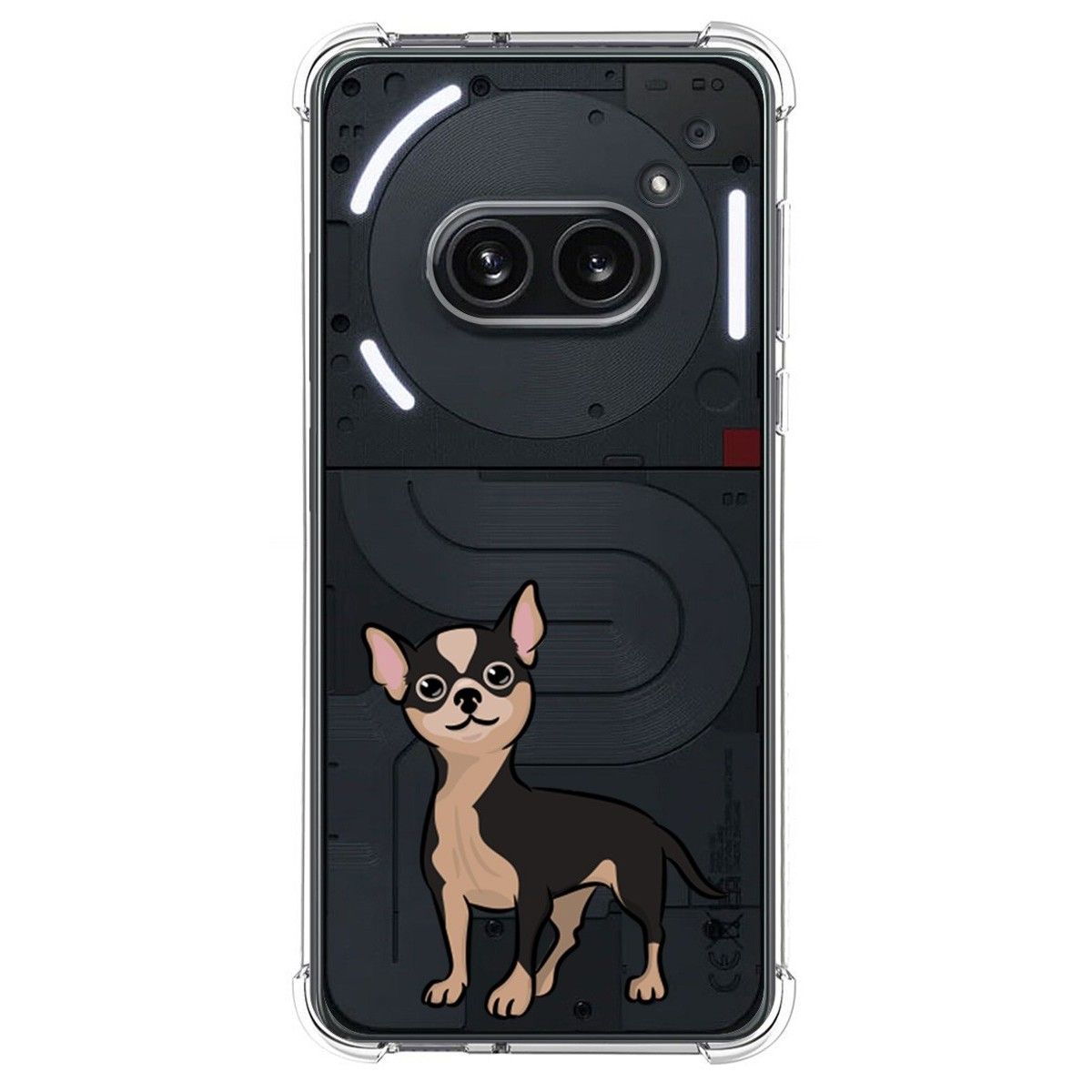 Funda Silicona Antigolpes para Nothing Phone 2a 5G diseño Perros 05 Dibujos