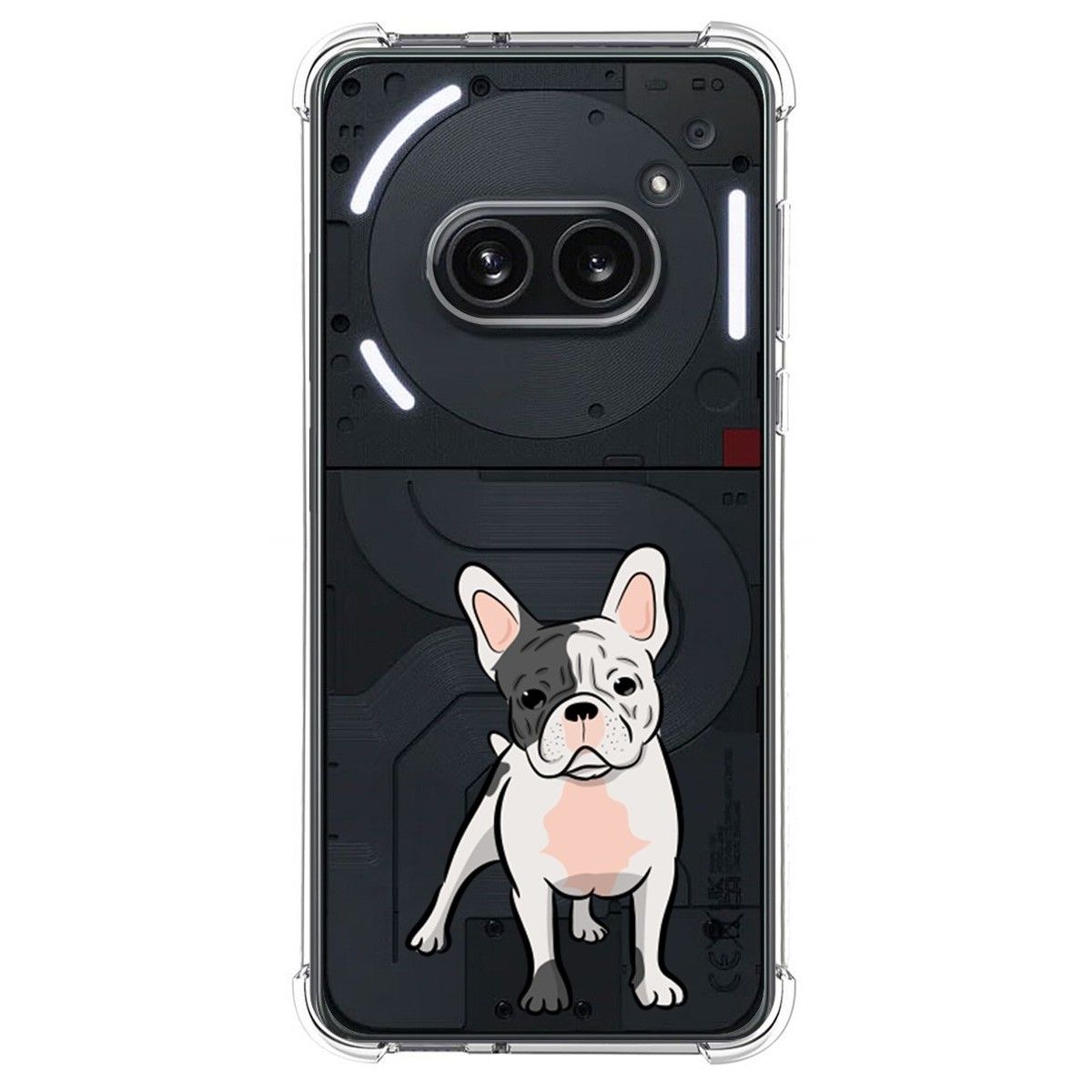 Funda Silicona Antigolpes para Nothing Phone 2a 5G diseño Perros 06 Dibujos