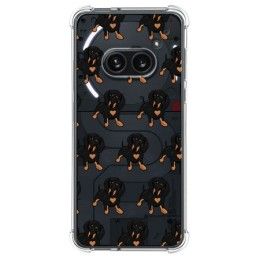 Funda Silicona Antigolpes para Nothing Phone 2a 5G diseño Perros 10 Dibujos