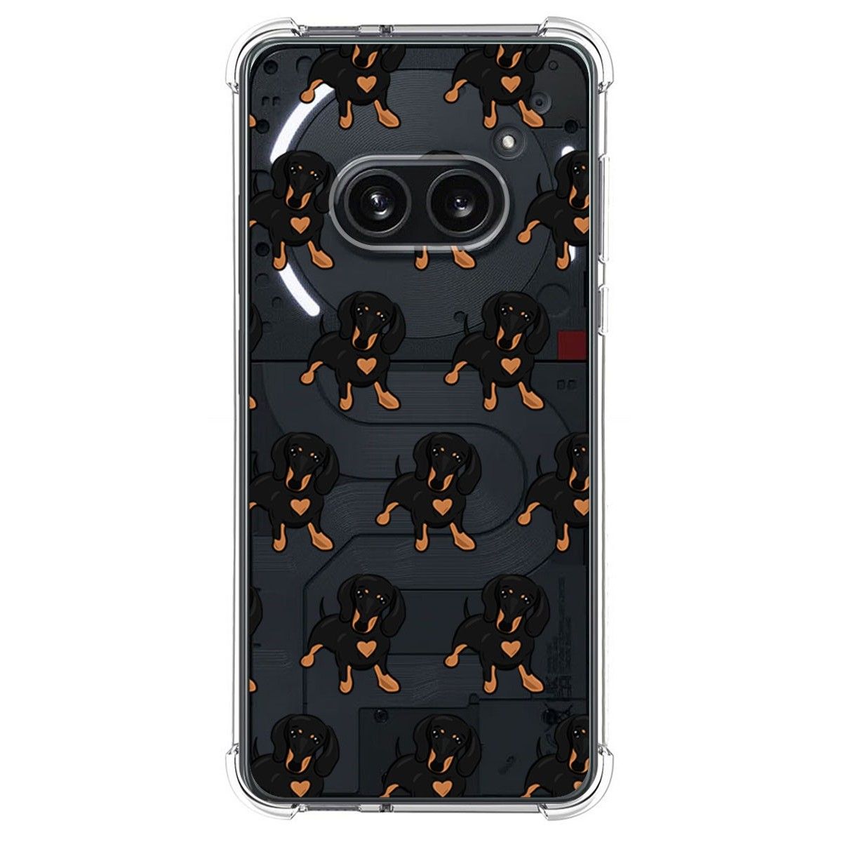 Funda Silicona Antigolpes para Nothing Phone 2a 5G diseño Perros 10 Dibujos