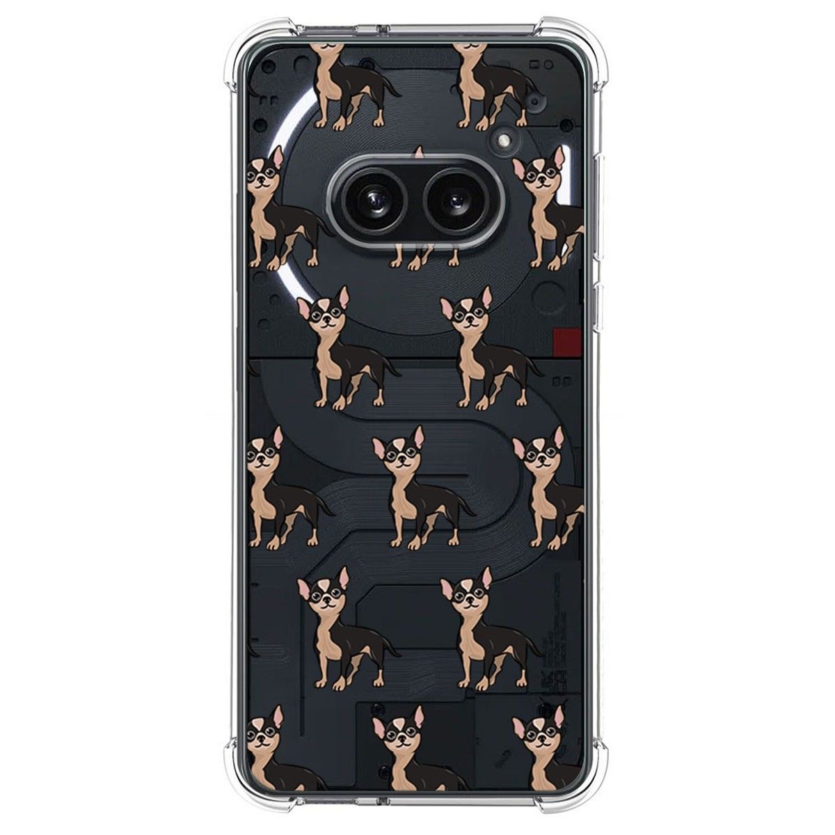 Funda Silicona Antigolpes para Nothing Phone 2a 5G diseño Perros 11 Dibujos