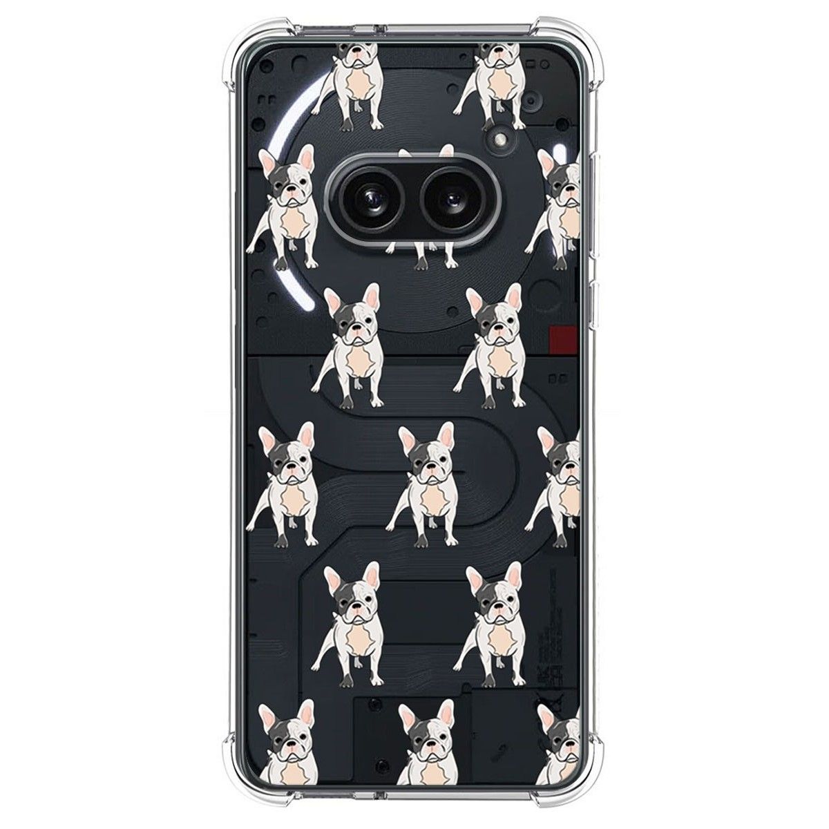 Funda Silicona Antigolpes para Nothing Phone 2a 5G diseño Perros 12 Dibujos