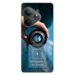 Personaliza tu Funda Silicona Gel Tpu Transparente con tu Fotografia para Realme GT 6 / GT 6T 5G Dibujo Personalizada