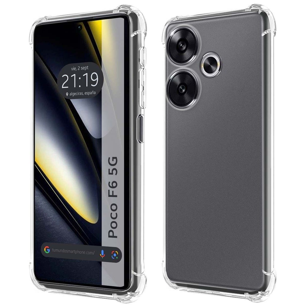 Funda Silicona Antigolpes Transparente para Xiaomi Poco F6 5G