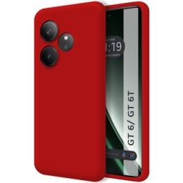 Funda Silicona Líquida Ultra Suave para Realme GT 6 / GT 6T 5G color Roja