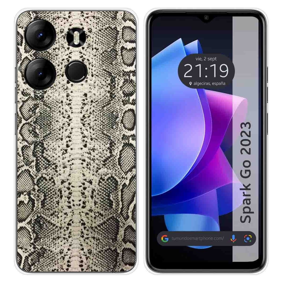 Funda Silicona para TECNO SPARK Go 2023 diseño Animal 01 Dibujos