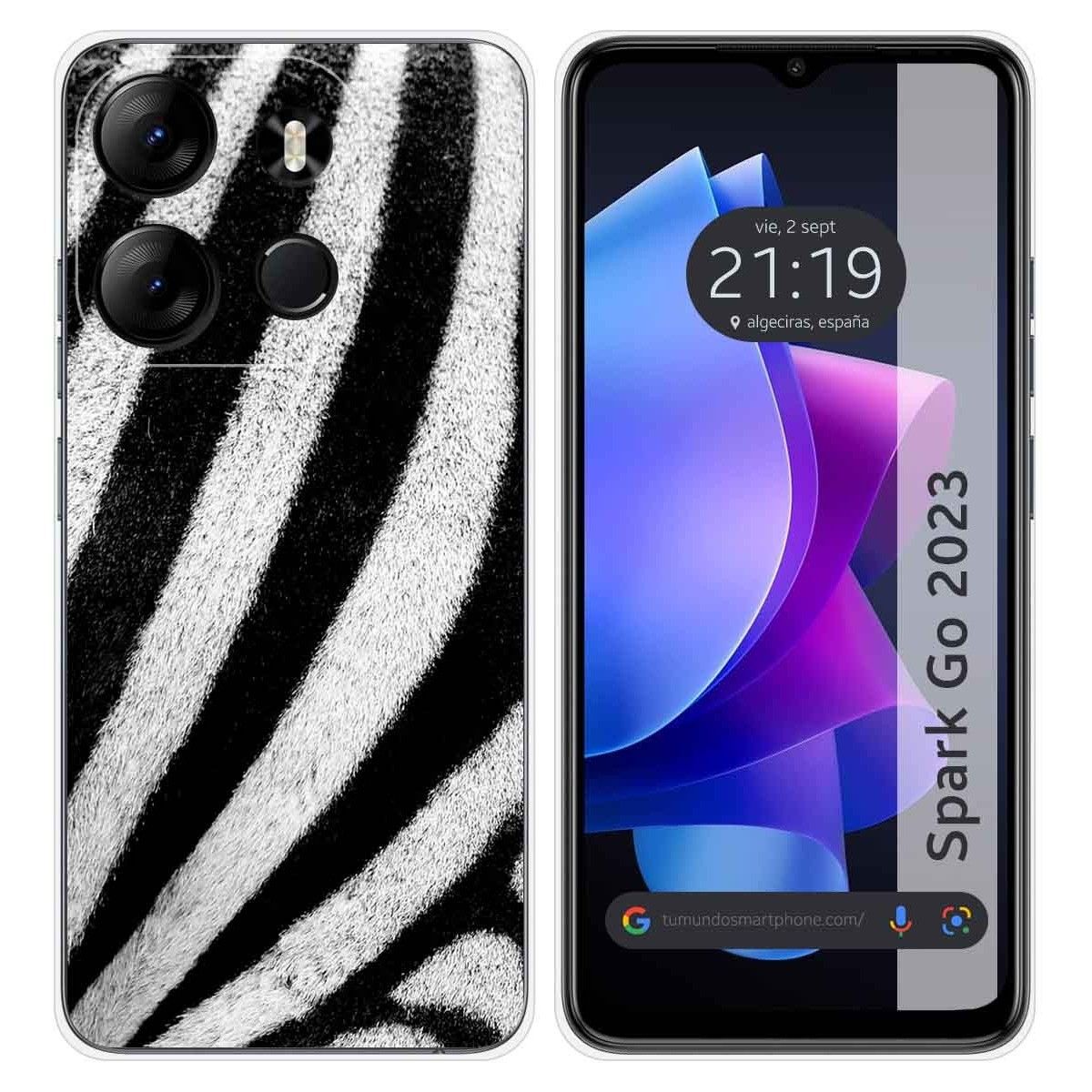 Funda Silicona para TECNO SPARK Go 2023 diseño Animal 02 Dibujos