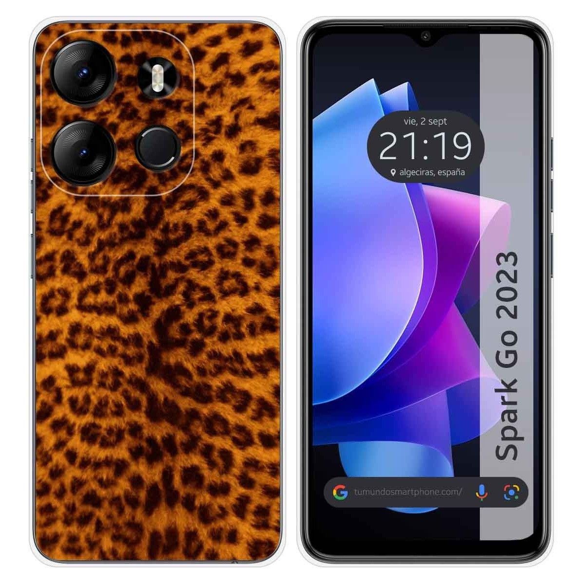 Funda Silicona para TECNO SPARK Go 2023 diseño Animal 03 Dibujos