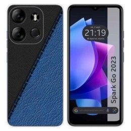 Funda Silicona para TECNO SPARK Go 2023 diseño Cuero 02 Dibujos