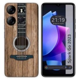 Funda Silicona para TECNO SPARK Go 2023 diseño Madera 11 Dibujos