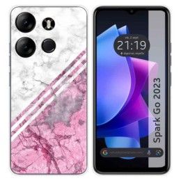 Funda Silicona para TECNO SPARK Go 2023 diseño Mármol 03 Dibujos