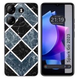 Funda Silicona para TECNO SPARK Go 2023 diseño Mármol 06 Dibujos