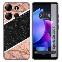 Funda Silicona para TECNO SPARK Go 2023 diseño Mármol 07 Dibujos