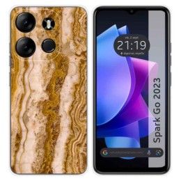 Funda Silicona para TECNO SPARK Go 2023 diseño Mármol 10 Dibujos