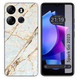 Funda Silicona para TECNO SPARK Go 2023 diseño Mármol 13 Dibujos