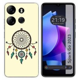 Funda Silicona para TECNO SPARK Go 2023 diseño Atrapasueños Dibujos