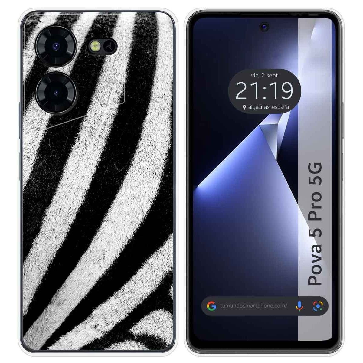 Funda Silicona para TECNO POVA 5 Pro 5G diseño Animal 02 Dibujos