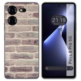 Funda Silicona para TECNO POVA 5 Pro 5G diseño Ladrillo 01 Dibujos